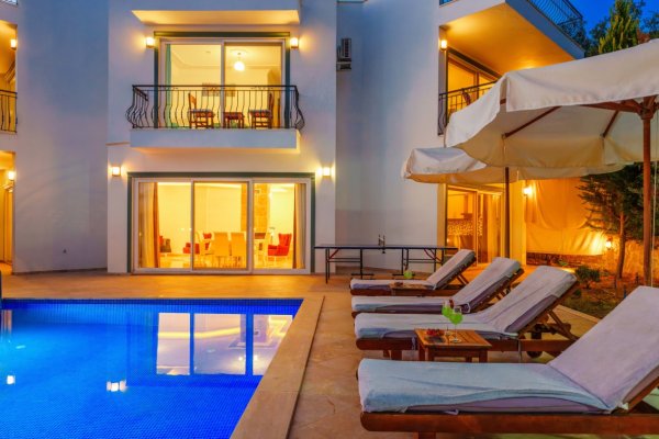Villa Bianca | Kalkan İslamlar'da 50 m² Havuzlu Doğa Villası