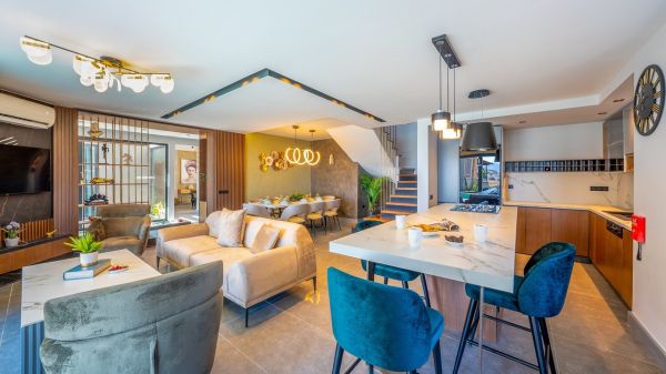 Villa Bornova | Kalkan'da 8 Kişilik Deniz Manzaralı Lüks Villa