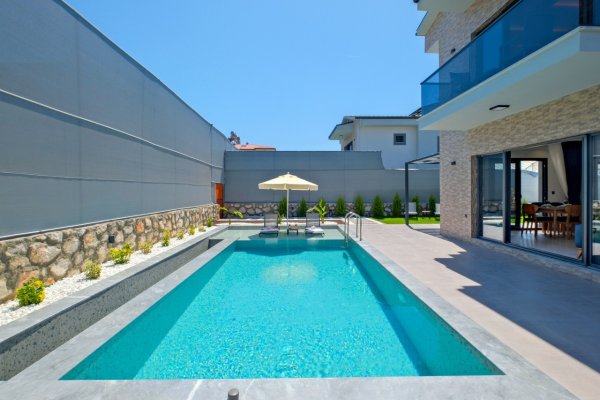 Villa Lodos 1 | Fethiye Çalıca'da Jakuzili & Korunaklı Kiralık Villa