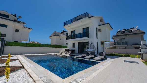 Villa Tahancı 4 | Fethiye Ovacık'ta Jakuzili & 3 Odalı Tatil Villası