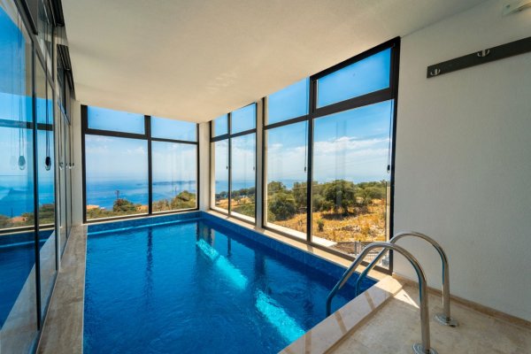 Villa Verde Rose | Kaş Gökçeören'de Sonsuzluk Havuzlu & Saunalı Lüks Villa