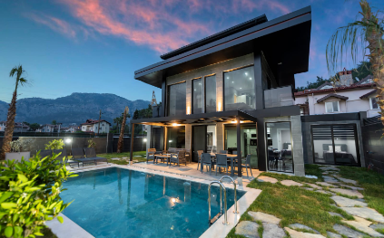 Villa Diamante 1 | Fethiye Göcek’te Denize Yakın, Jakuzili Lüks Villa