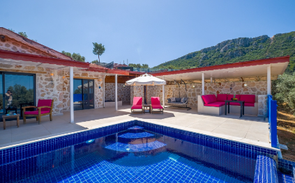 Villa Dream 3 | Kalkan Üzümlü'de Deniz Manzaralı & Korunaklı Balayı Villası