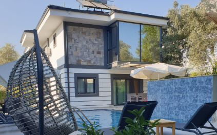 Villa İpek | Fethiye'de Jakuzili, Lüks Tatil Villası