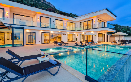 Villa Suebella | Kalkan Kördere'de Hamamlı & Kapalı Havuzlu Lüks Villa