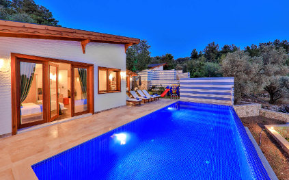 Villa Sundown 2 | Kalkan’da Jakuzili  Balayı Villası