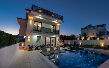 Villa Tahancı 4 | Fethiye Ovacık'ta Jakuzili & 3 Odalı Tatil Villası